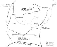 Bathymetric map for birch_lake_1.pdf