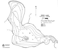 Bathymetric map for deer_1968.pdf