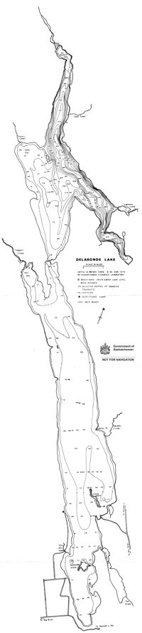 Bathymetric map for delaronde_1975.pdf