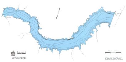 Bathymetric map for diefenbaker_a-b.pdf