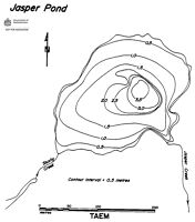 Bathymetric map for jasper_pond.pdf