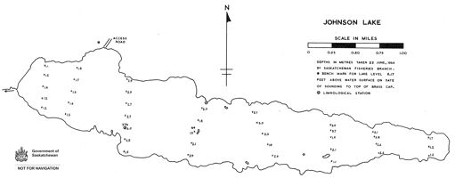 Bathymetric map for johnson_1964_points.pdf