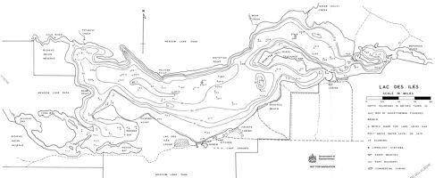 Bathymetric map for lac_des_isles_1966.pdf
