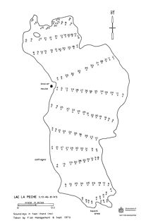 Bathymetric map for lac_la_peche.pdf