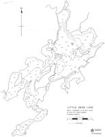 Bathymetric map for little_deer_1960.pdf