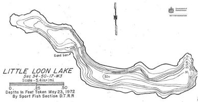 Bathymetric map for littleloonlake.pdf