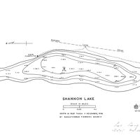 Bathymetric map for Shannon_Lake_I_1950s.pdf