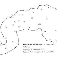 Bathymetric map for WHITEBEAR_RESERVOIR.pdf