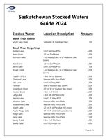 Stocked Waters Guide 2024