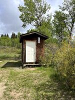 Outhouse at the rec site.