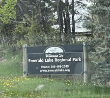 Regional park welcome sign