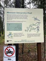 Sign for Mewasin Interpretive Trail