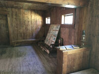 Photo of the inside of the Aschim Homestead house.
