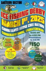 Poster for Cumberland House Cree Nation Catch & Release Ice Fishing Derby