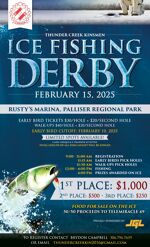 Poster for Thunder Creek Kinsmen Ice Fishing Derby