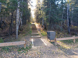 Path to walk-in campsites