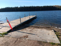 View of the boat launch.