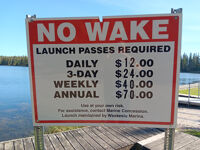 Launch price sign