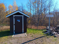Outhouse at Mud Creek