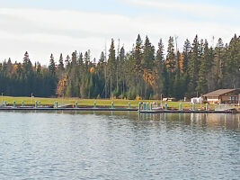 View of the Marina Store and docks