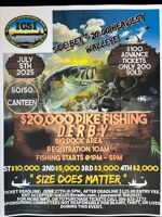Poster for ICSI Pike Fishing Derby